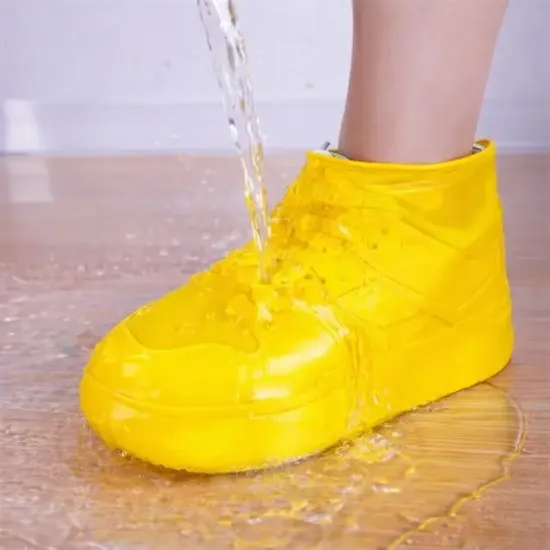 Sunup SN-29141 Lateks Su Geçirmez Ayakkabı Kılıfı Portatif Kaymaz Tabanlı (Medium - 34-40) resmi