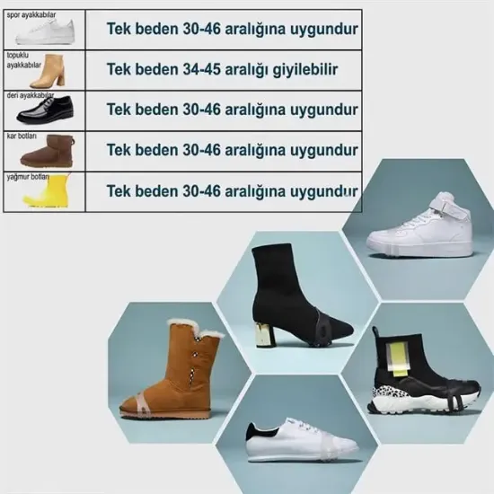 Sunup SN-29279 Karda Kayma Önleyici Ayakkabı Aparatı Siyah resmi