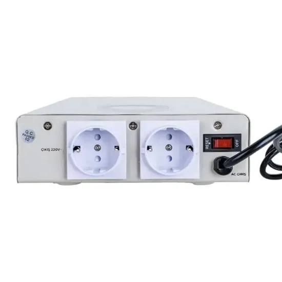 Powermaster SLIM-1500 Otomatik 1500 Watt Voltaj Kombi Regülatörü resmi