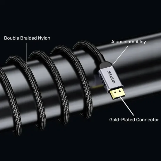 UNITEK DISPLAY PORT 2.1 KABLO 2MT 16K (C1626GY01-2M) resmi