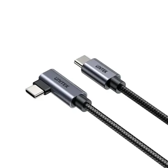 UNITEK TYPE-C HIZLI ŞARJ 90D 2MT 100W(C14123BK-2M) resmi