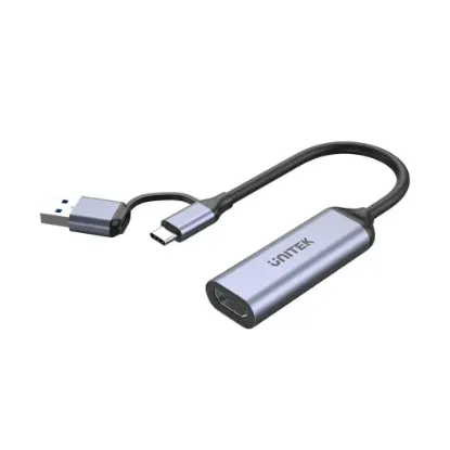 UNITEK 4K VIDEO CAPTURE HDMI TO USB-C/A (V1167A) resmi