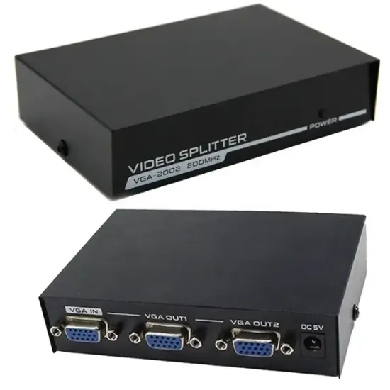 Powermaster 2 Port 250 Mhz Vga Splitter Dağıtıcı resmi