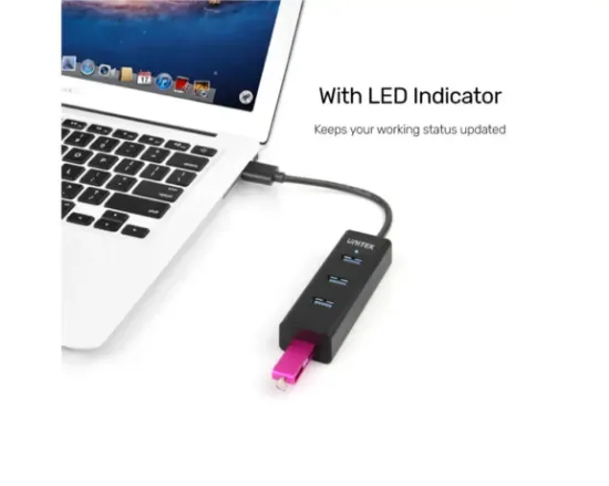 UNITEK 4 PORTS USB 3.0 HUB (Y-3089) resmi
