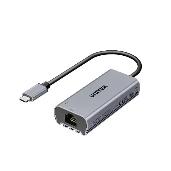 UNITEK USB TYPE-C TO 5GBPS ETHERNET ADAPTÖR (U1343AGY01) resmi