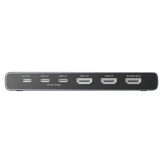 UNITEK 4K HDMI/USB-C SWITCH 4IN1OUT(V1313AGY01-EU) resmi