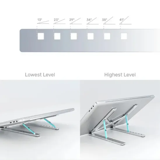UNITEK MEKANIK KATLANABILIR LAPTOP STAND (OT155SL) resmi