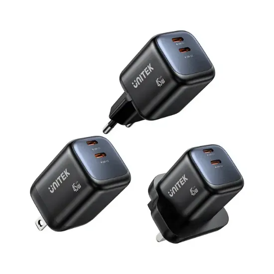 UNITEK 45W HIZLI SARJ CIHAZI (P1129ABK01-EU) resmi