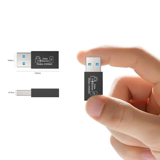 UNITEK DATASHIELD USB-A VERI ENGELLEYICI ADAPTOR (A1056ABK01) resmi