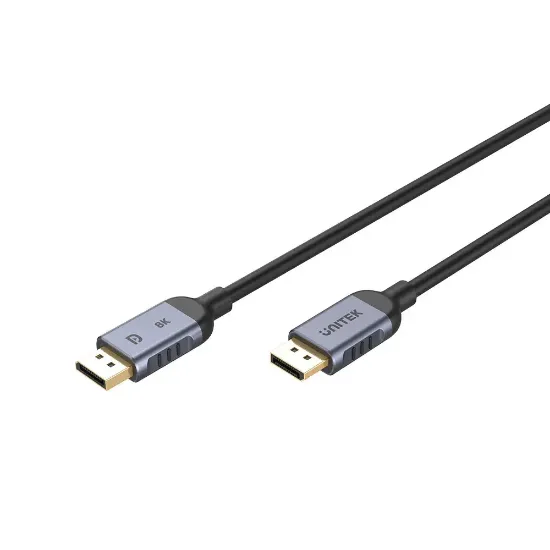 UNITEK 8K DISPLAYPORT 1.4 KABLO 1M (C1628GY01-1M) resmi