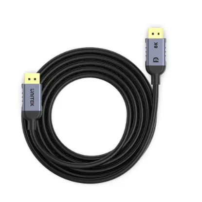 UNITEK 8K DISPLAYPORT 1.4 KABLO 1M (C1628GY01-1M) resmi