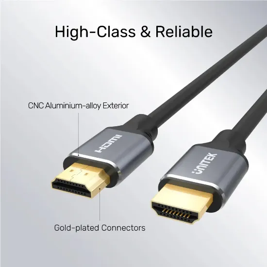 UNITEK 8K ULTRA YUKSEK HIZLI HDMI KABLOSU (C137W) resmi