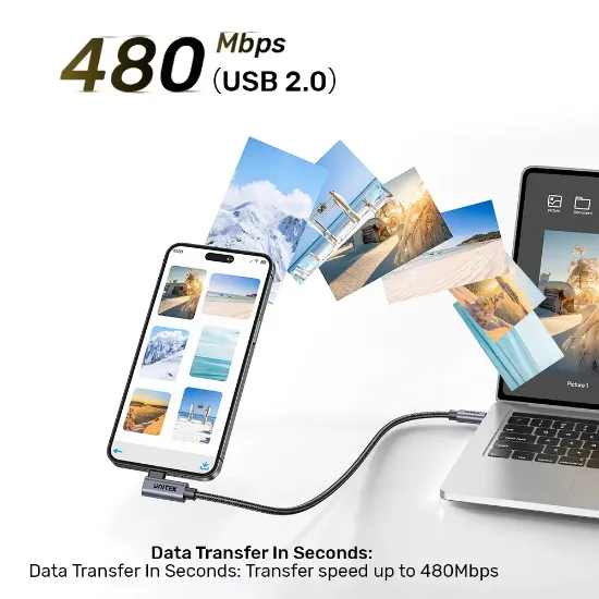 UNITEK 90D USB-C SARJ KABLOSU 1M 100W (C14123BK-1M) resmi