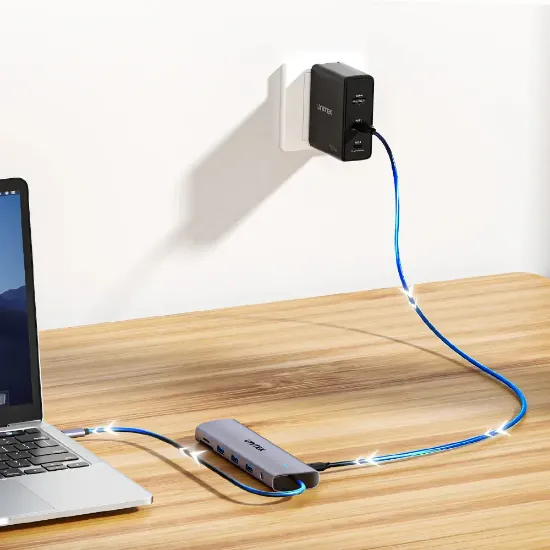 UNITEK UHUB U11+ 11-IN-1 USB-C HUB (D1113BGY01) resmi