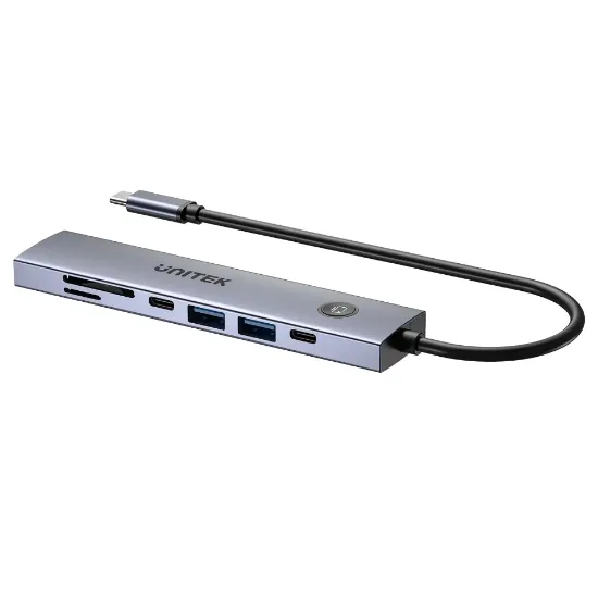 UNITEK UHUB S7 PRO 7-IN-1 5GBPS USB-C HUB (H1124AGY01) resmi