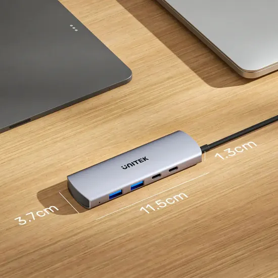 UNITEK UHUB Q4 4-IN-1 10GBPS USB-C HUB (H1112DGY01) resmi