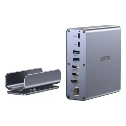 UNITEK UNIVERSAL DISPLAYLINK 4K KVM BAGLANTI ISTASYONU (D1135AGY01) resmi