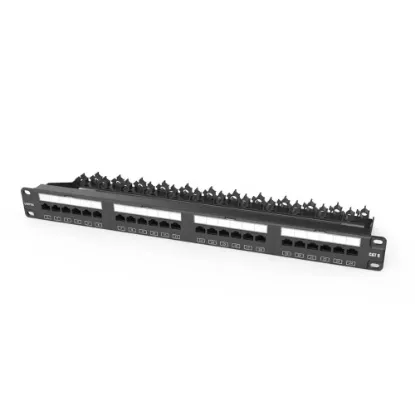 UNITEK CAT6 UTP 24 PORT RJ45 PATCH PANEL (T003A) resmi