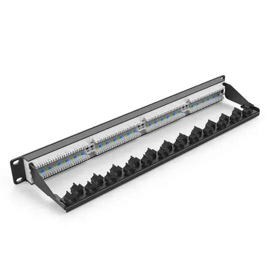 UNITEK CAT6 UTP 24 PORT RJ45 PATCH PANEL (T003A) resmi