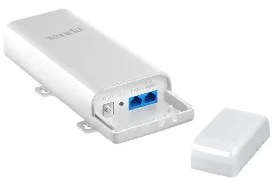 TENDA O3 2PORT POE 5KM OUTDOOR CPE ACCESS POINT resmi