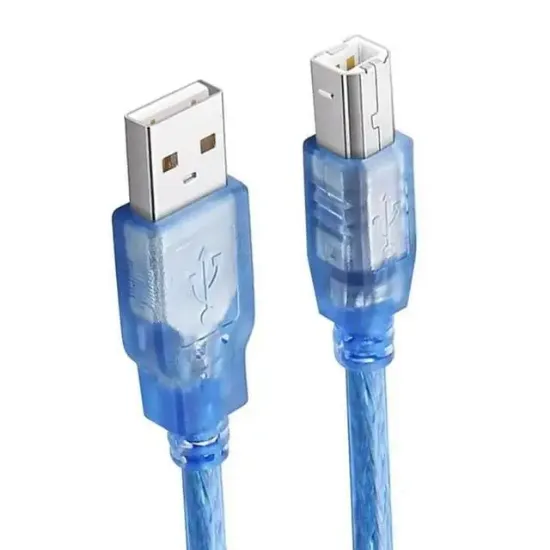Fully G-534D Şeffaf Mavi Usb 2.0 Yazıcı Kablosu resmi