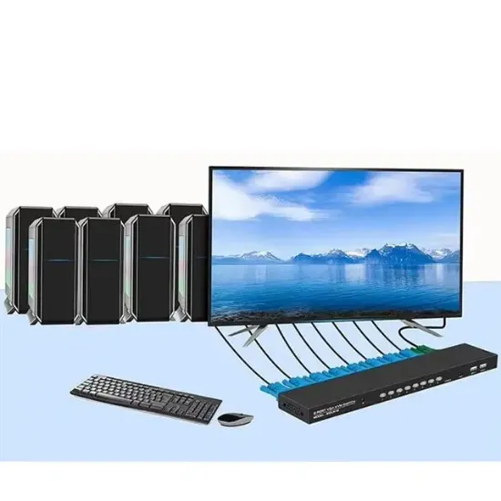 Powermaster 810UK-M  8 Port Vga Video Kvm Switch resmi