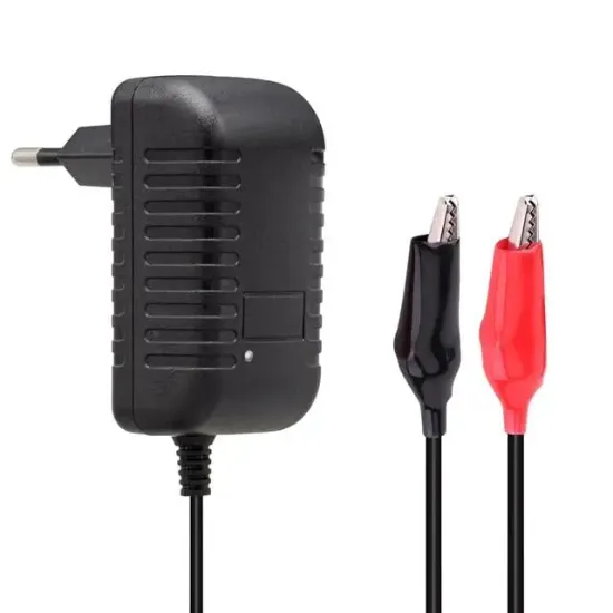 Weko 14.4 Volt 1Amper Krokodil Uçlu Ledli Yerli Üretim Akü Şarj Cihazı resmi