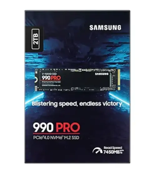 2TB SAMSUNG 990 PRO 7450/6900MB/s M.2 NVMe MZ-V9P2T0BW (Resmi Distribütör Garantili) resmi