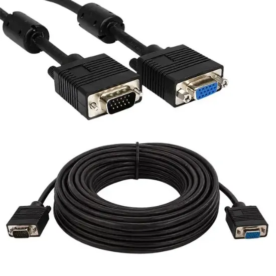 Narita HD15P Erkek/Dişi 15 Pin 30 Metre VGA Görüntü Uzatma Kablosu resmi