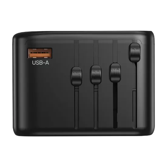 UNITEK 65W UNIVERSAL TRAVEL ADAPTÖR (P1122ABK01) resmi