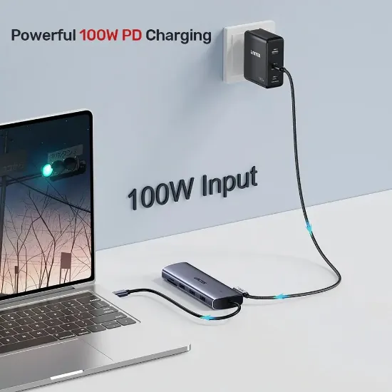 UNITEK USB-C 9in1 UNIVERSAL DOCK STATION (D1113A) resmi