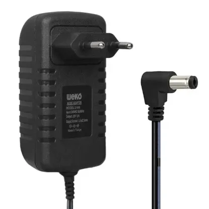 Weko 25 Volt - 2 Amper - 50 Watt 5.5*2.5 Uçlu Yerli Üretim Şarjlı Matkap Adaptörü resmi