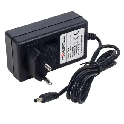 Powermaster PM-1301 12 Volt - 3 Amper 3.5*1.35 Mm Uçlu Vera Yazar Kasa Pos Plastik Kasa Adaptör resmi