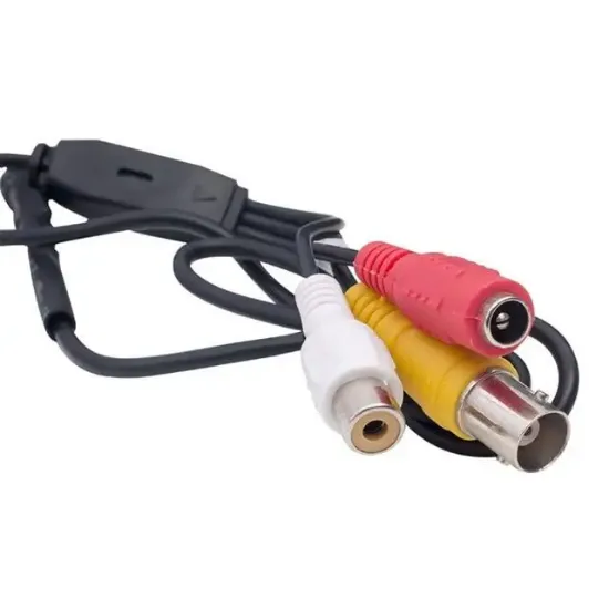 PowerMaster PM-19304 3.6 MM 800 Tvl 1/4 Sensör Mikrofonlu Vida Tip Mini Kamera resmi