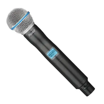Roof R-10 UHF Profesyonel Kablosuz El Mikrofonu (640-690Mhz) resmi