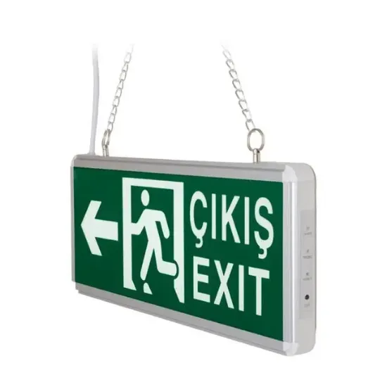 ZMR ZMR-670/Y.01 3W Sağ-Sol Yön Acil Çıkış Yönlendirme Tabelası - Lambası (38X30X36mm) resmi