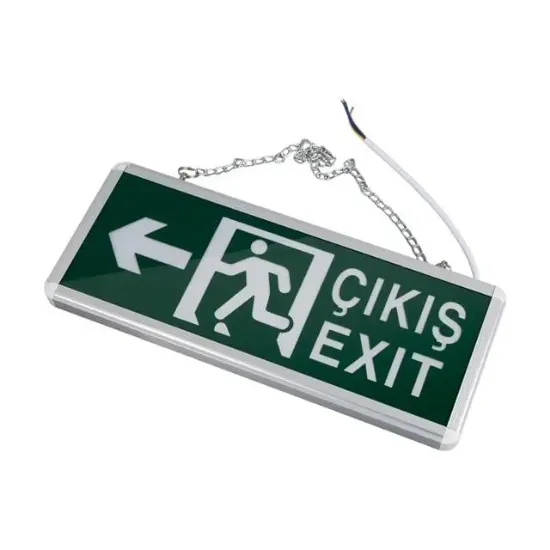 ZMR ZMR-670/Y.01 3W Sağ-Sol Yön Acil Çıkış Yönlendirme Tabelası - Lambası (38X30X36mm) resmi