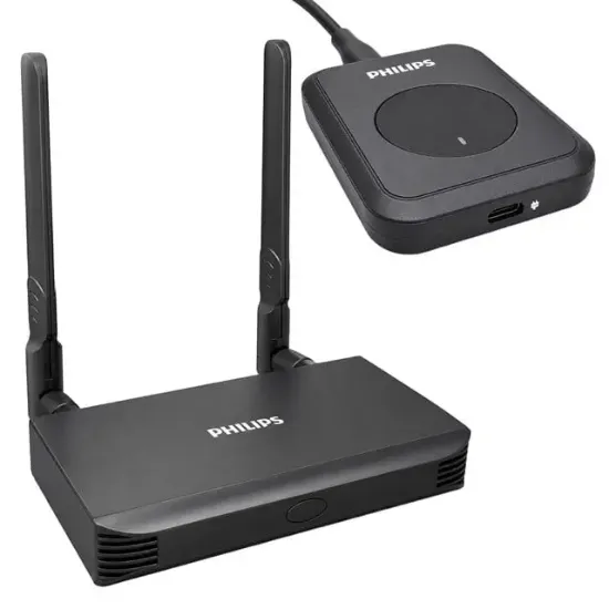Philips SWR8106E/93 Kablosuz HDMI & VGA Görüntü Aktarıcı Set - 50 Metre Menzilli resmi