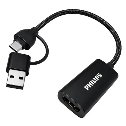 Philips SWR1650F/93 HDMI to USB-C / USB 2.0 Full HD Görüntü Yakalama Kartı (Video Capture Card) resmi