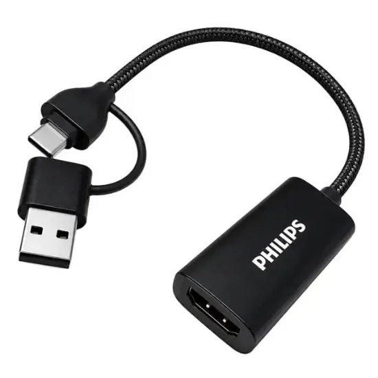 Philips SWR1650F/93 HDMI to USB-C / USB 2.0 Full HD Görüntü Yakalama Kartı (Video Capture Card) resmi
