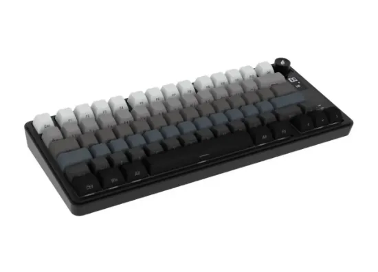 HAWK GAMING HK255BG MEMBRANE LCD RGB KABLOSUZ BLUE KLAVYE resmi