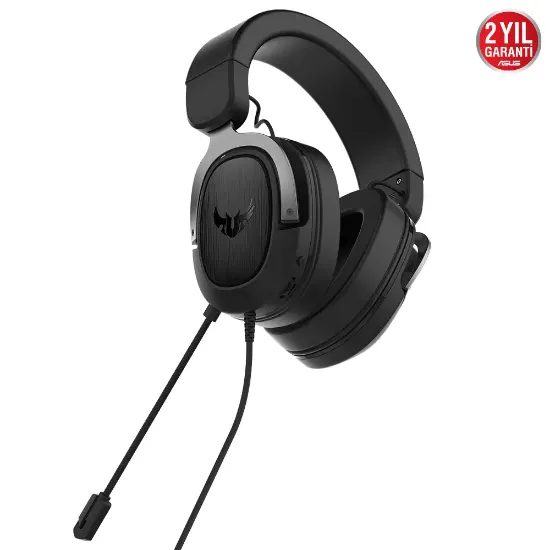 ASUS TUF GAMING H3 GUN METAL 7.1 3.5MM KULAKLIK resmi
