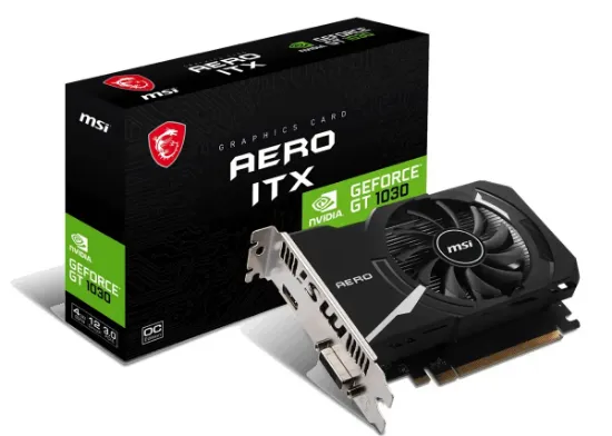 MSI GEFORCE RTX 3050 AERO ITX 8G GDDR6 128BIT resmi