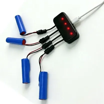 Powermaster PM-29140 4in1 SM-2P Soket 3.7V Lityum Pil Usb Splitter Şarj Aleti resmi