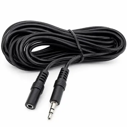 Elektromer EL-8942 10 Metre 3.5mm Stereo Ses Uzatma Kablosu (Erkek-Dişi) resmi