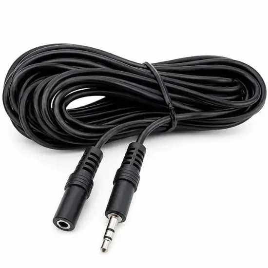 Elektromer EL-8942 10 Metre 3.5mm Stereo Ses Uzatma Kablosu (Erkek-Dişi) resmi
