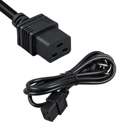 PowerMaster PM-7702 C20 Dikdörtgen Erkek Girişli 1.8 Metre UPS Power Kablo resmi