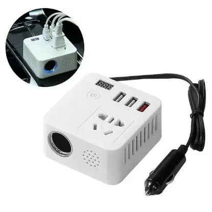Sunup Çok Fonksiyonlu Usb Araç İnvertörü 12V/24V 220V resmi