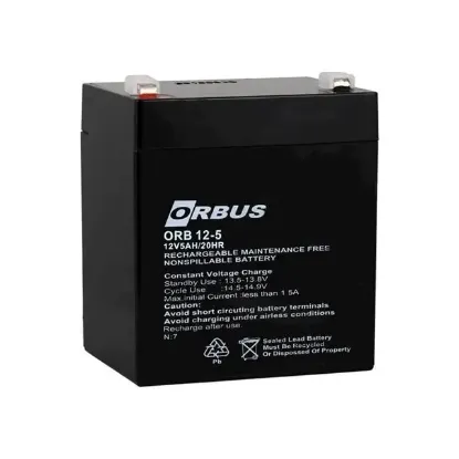 Orbus ORB12-5 12 Volt 5 Amper Kuru Akü (90x70x101 Mm) resmi