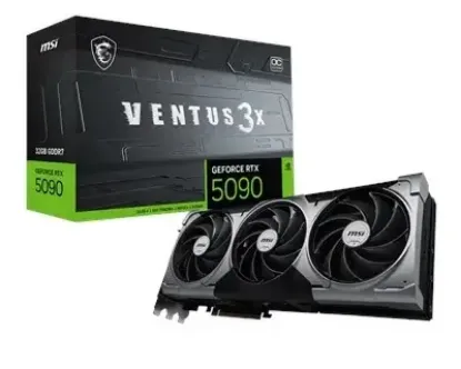 MSI GEFORCE RTX 5090 32G VENTUS 3X OC GDRR7 512B DX12 PCIE 5.0 X16 (3XDP 1XHDMI) resmi